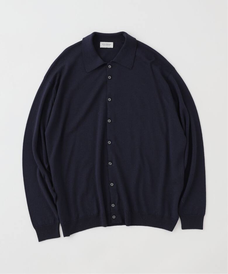 JOHN SMEDLEY / ジョンスメドレー】別注 ポロ シャツ カーディガン 