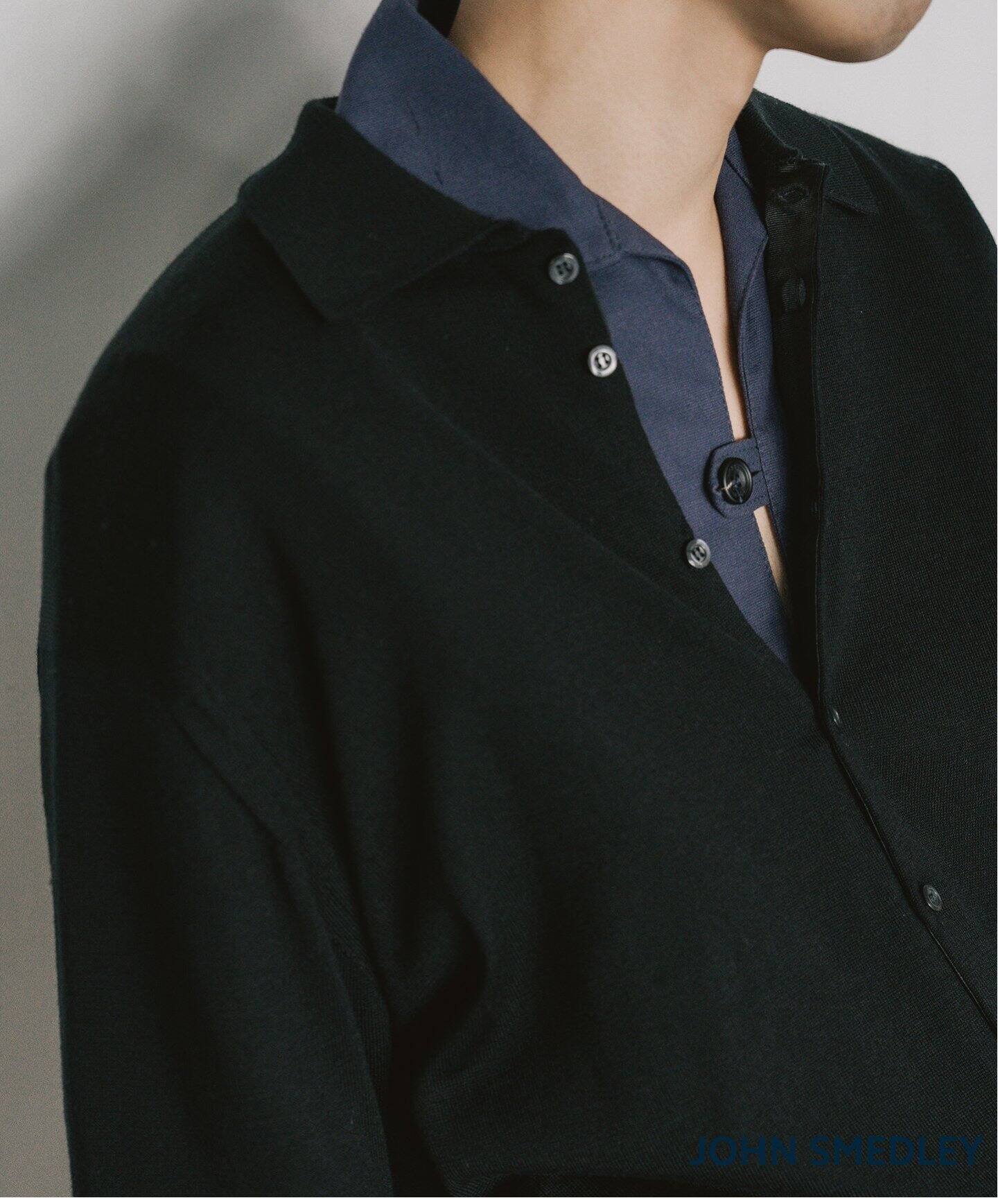JOHN SMEDLEY / ジョンスメドレー】別注 ポロ シャツ カーディガン 