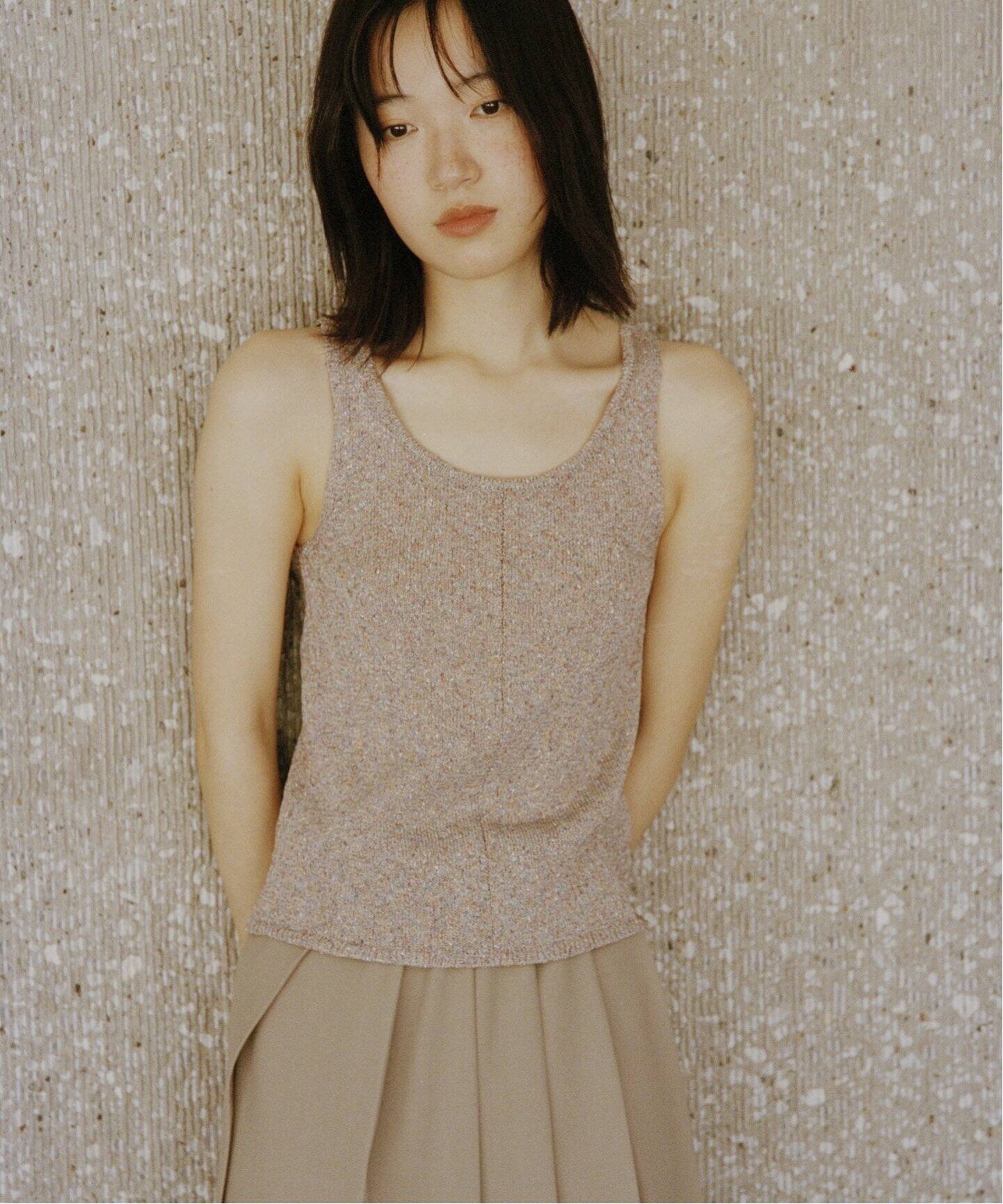 shimmer knit tank（ニット／セーター）｜Charles Chaton