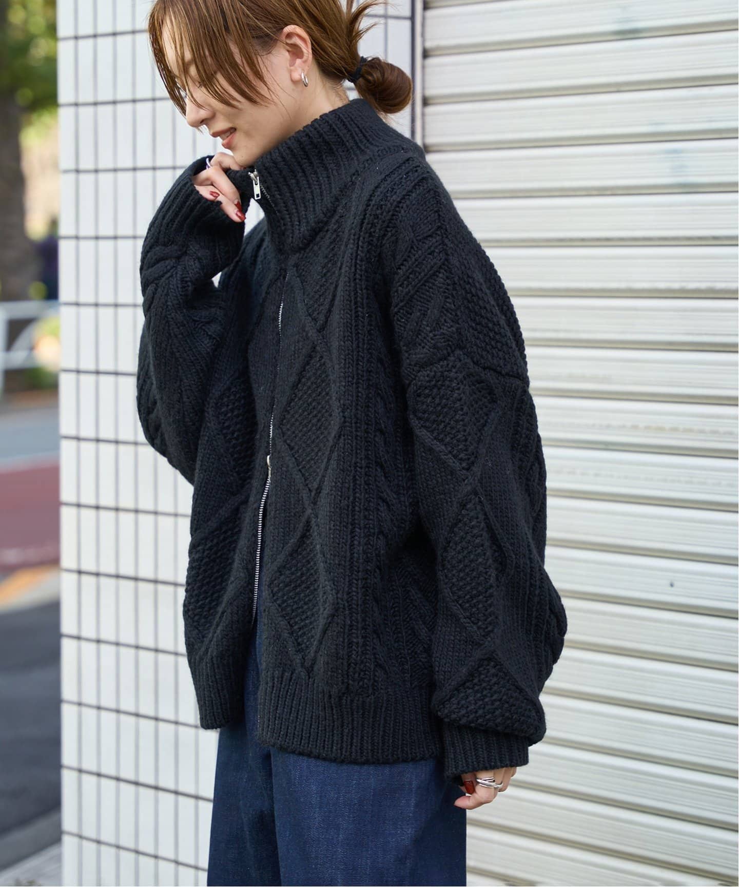 2G ケーブルドライバーズニット（ニット／セーター）｜OUTDOOR