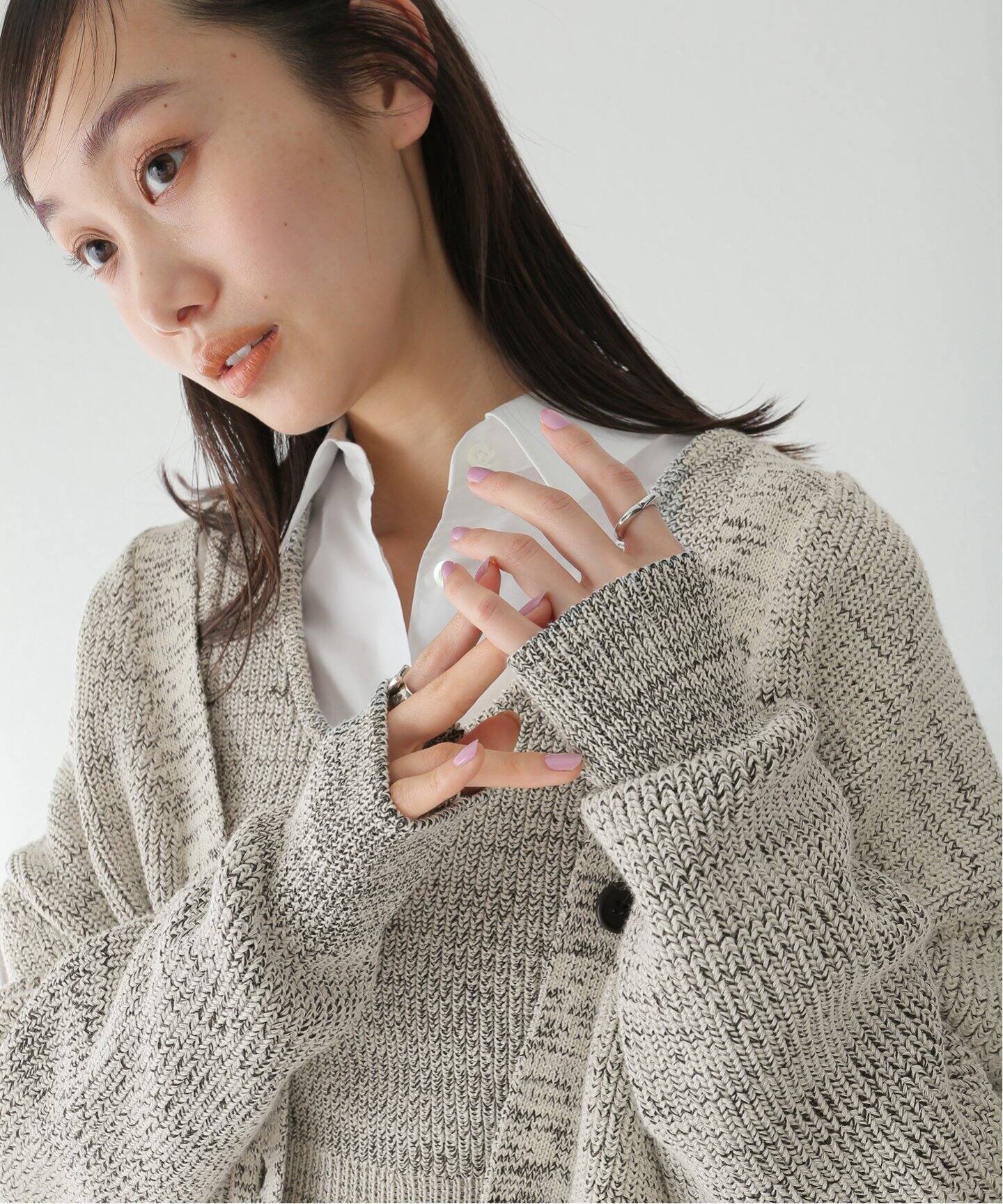 CLANE / クラネ】BUSTIER SET KNIT C/D（カーディガン）｜BOICE FROM 