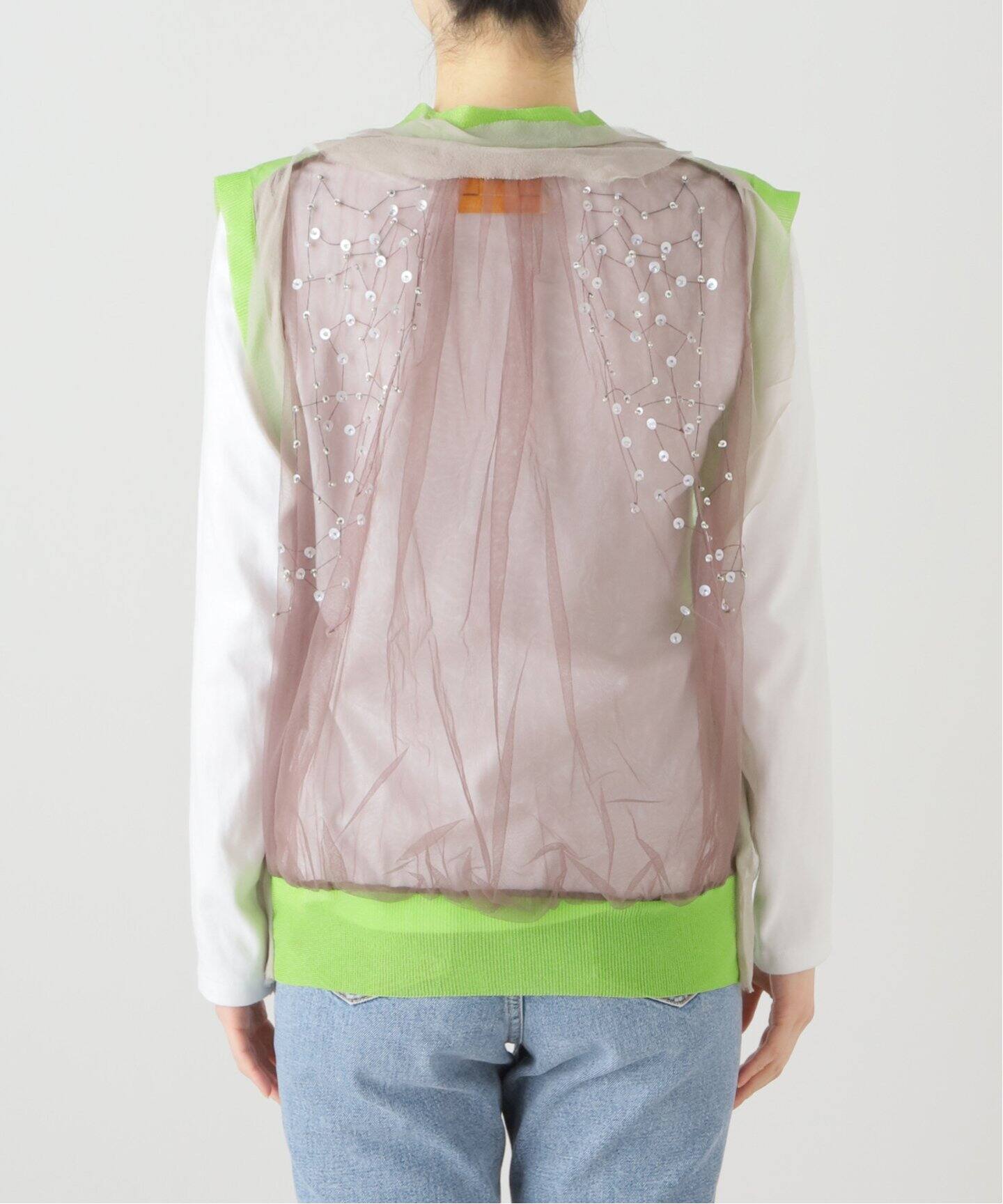PONTI / ポンティ】See-through Knit Vest（ベスト）｜BOICE FROM 