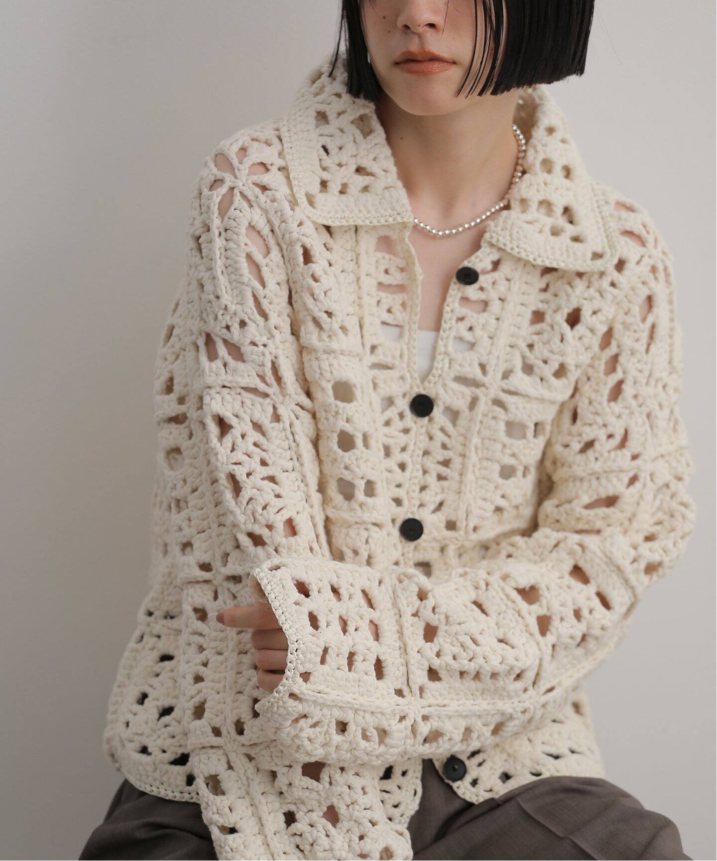 TODAYFUL Crochet Knit Shirts 12420509（カーディガン）｜BOICE FROM 
