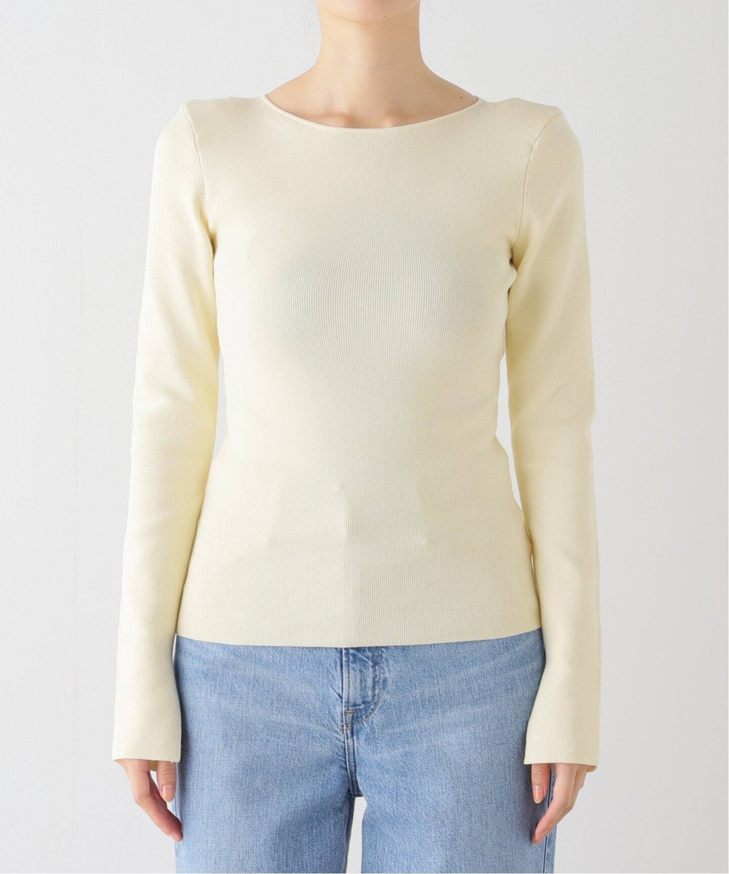 CLANE SHOULDER PADS KNIT TOPS 17106-2132（ニット／セーター 