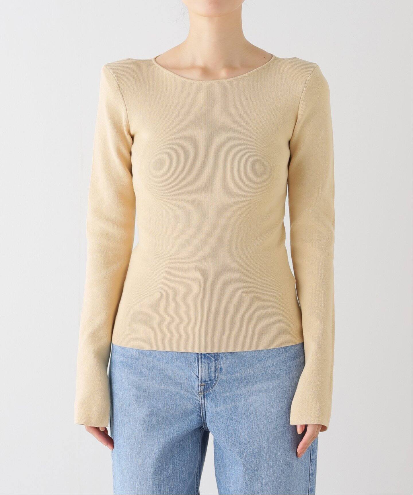 CLANE SHOULDER PADS KNIT TOPS 17106-2132（ニット／セーター 
