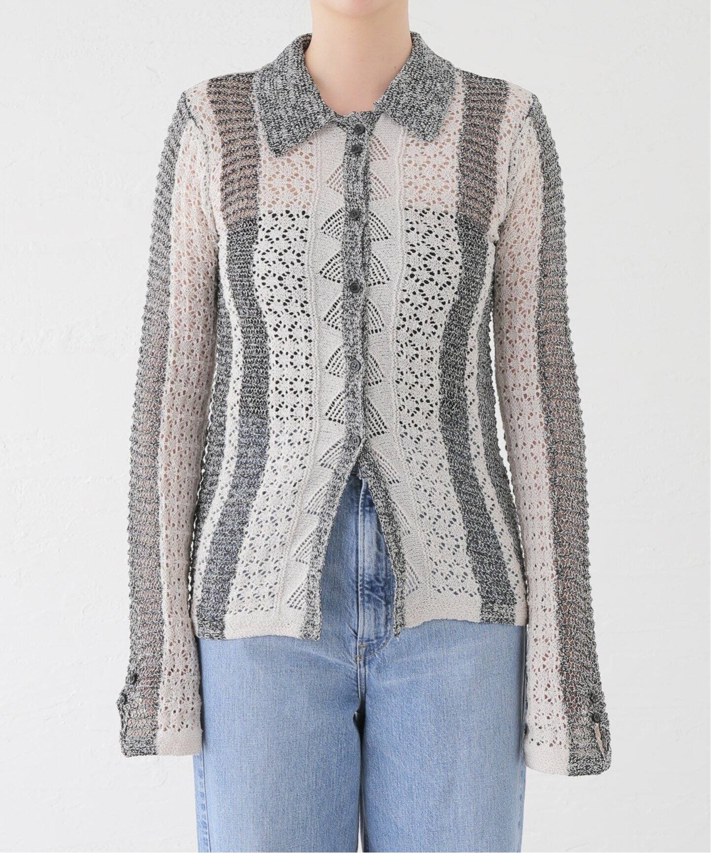 anuke Mix Knit Shirts（ニット／セーター）｜BOICE FROM BAYCREW