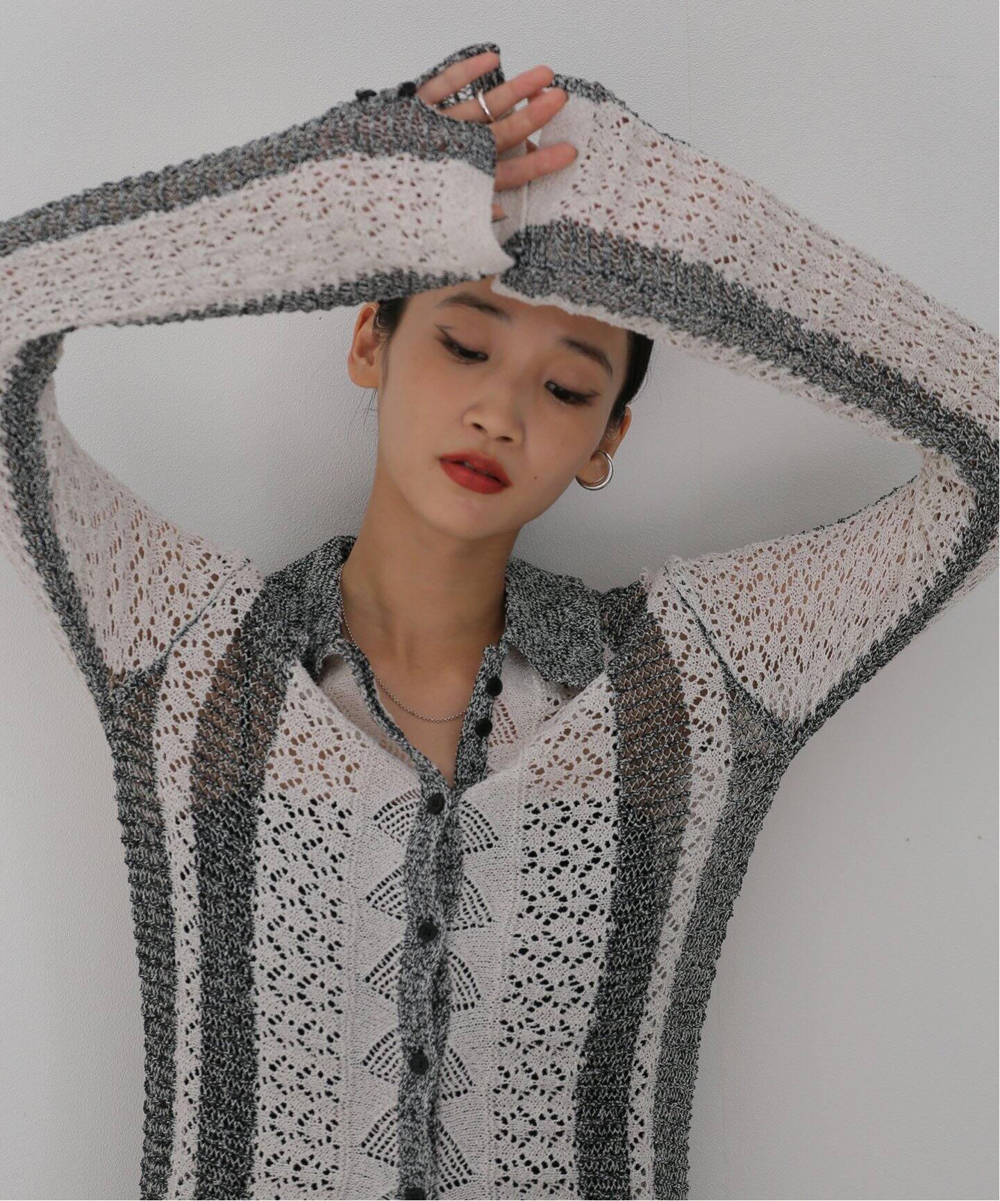 anuke Mix Knit Shirts（ニット／セーター）｜BOICE FROM BAYCREW