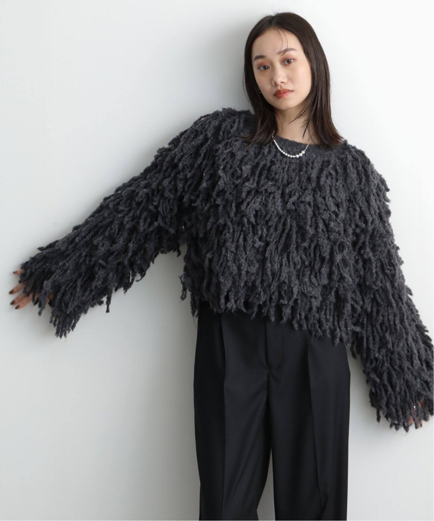 anuke Loop Fringe Knit 62420514（ニット／セーター）｜BOICE FROM 