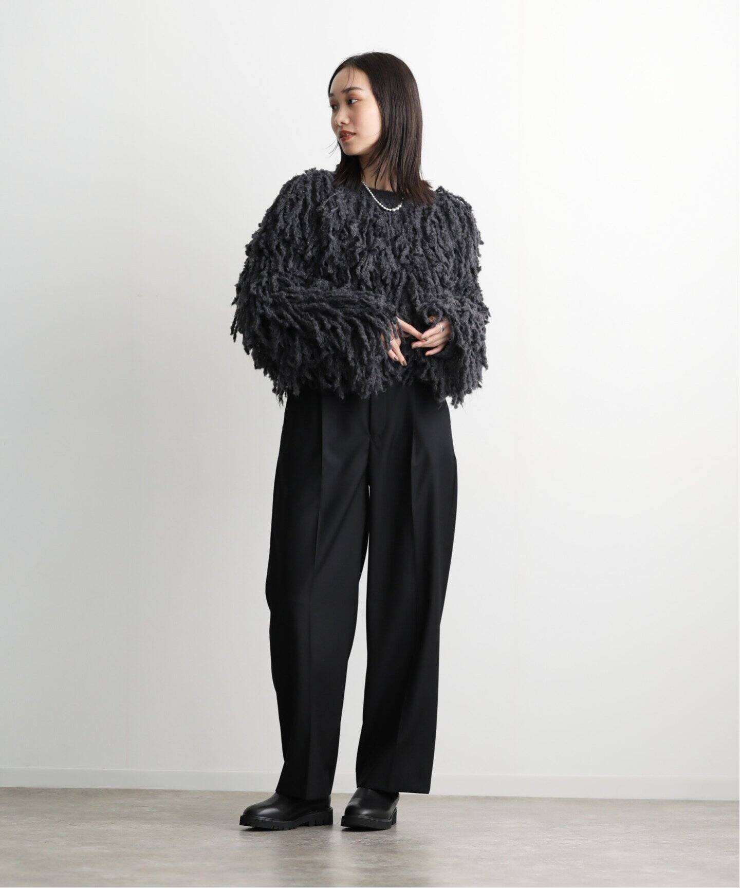 anuke Loop Fringe Knit 62420514（ニット／セーター）｜BOICE FROM 