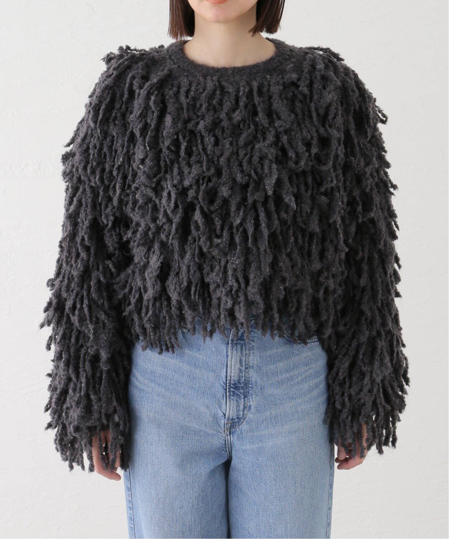 anuke Loop Fringe Knit 62420514（ニット／セーター）｜BOICE FROM 