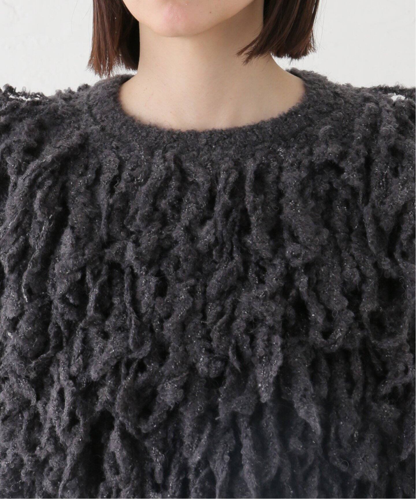 anuke Loop Fringe Knit 62420514（ニット／セーター）｜BOICE FROM 