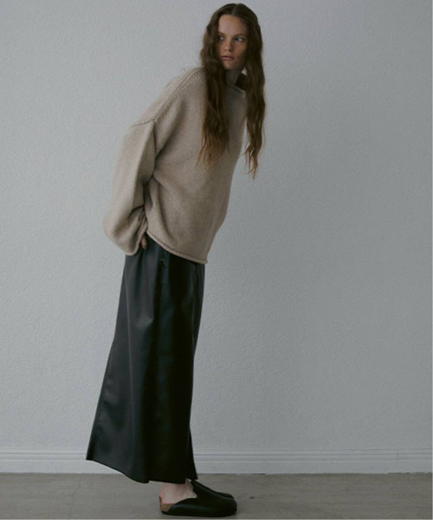 ETRE TOKYO ハイネックオーバーサイズニットプルオーバー 1224611050  