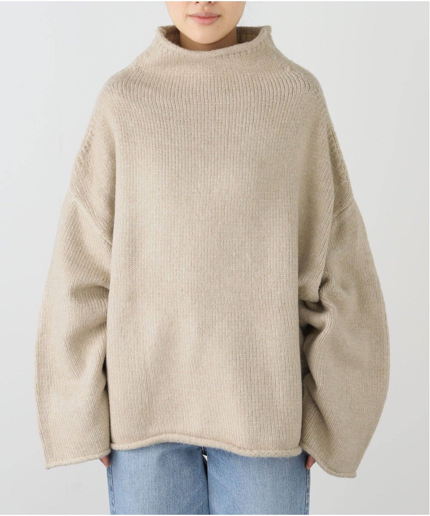 ETRE TOKYO ハイネックオーバーサイズニットプルオーバー 1224611050  