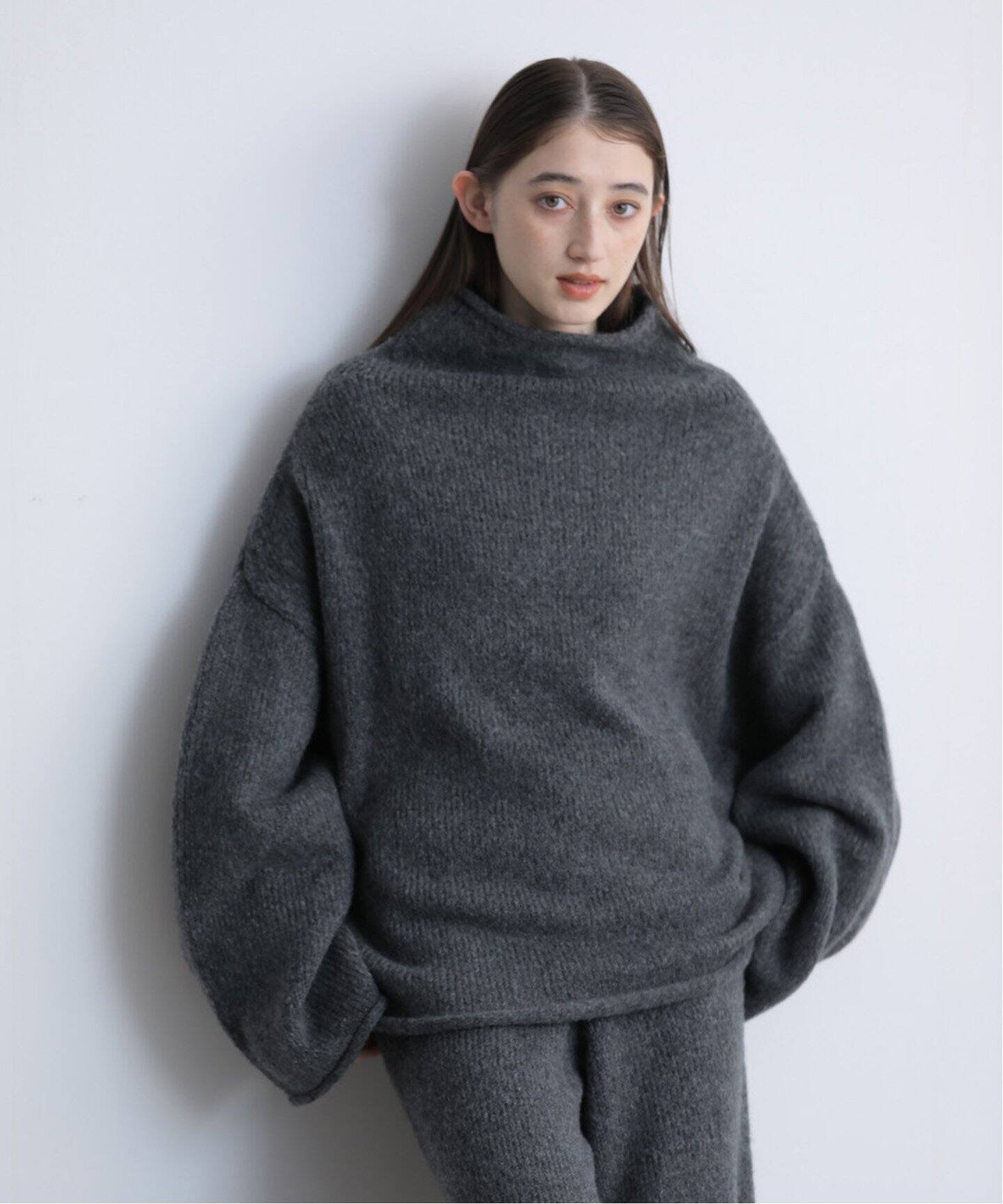 ETRE TOKYO ハイネックオーバーサイズニットプルオーバー 1224611050  