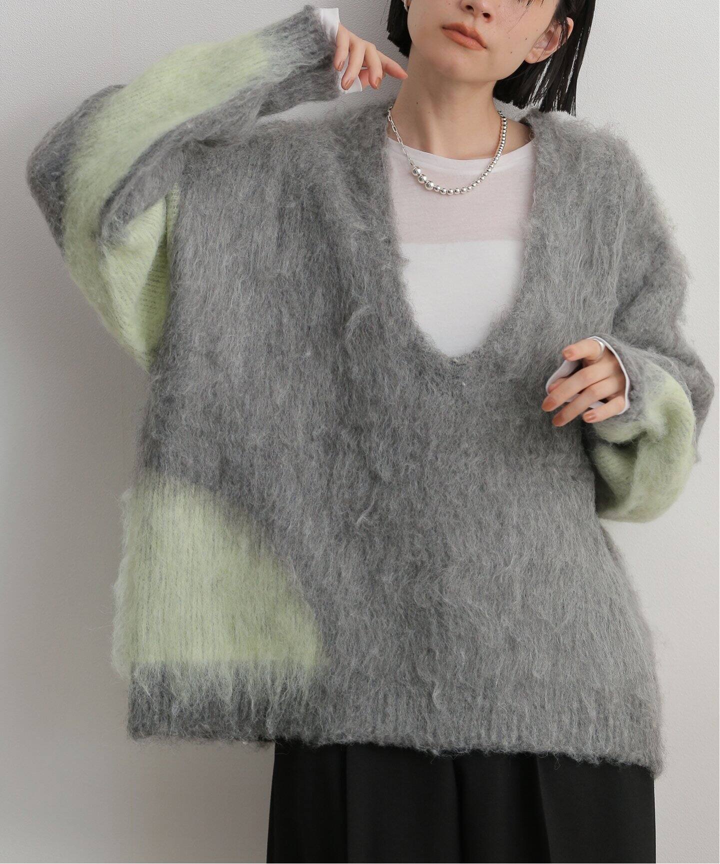 KnuthMarf Uneck knit pullover(Unisex) KM24EAG01（ニット／セーター 
