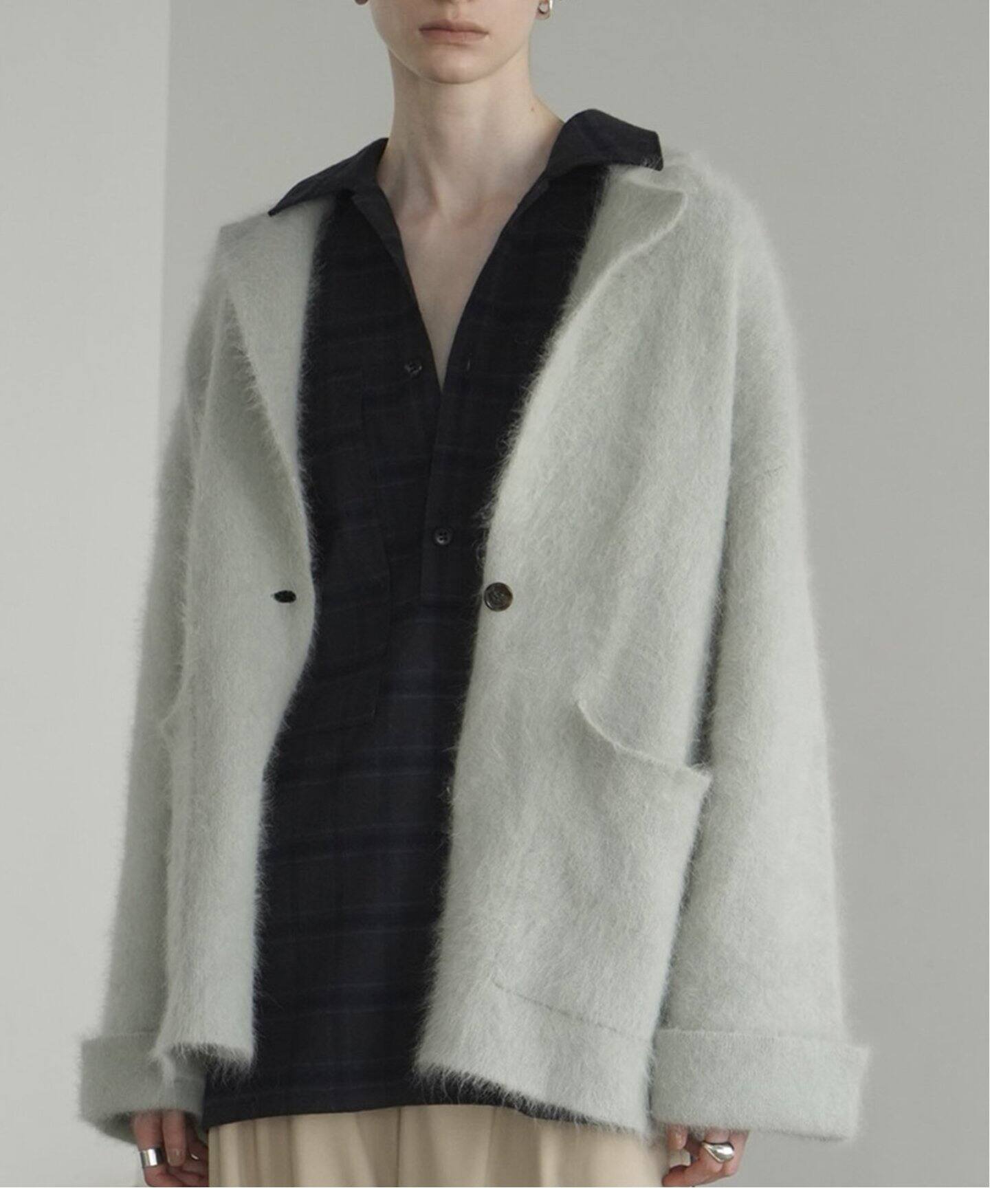 CLANE ANGOLA TAILORED KNIT JACKET 17106-2362（カーディガン 