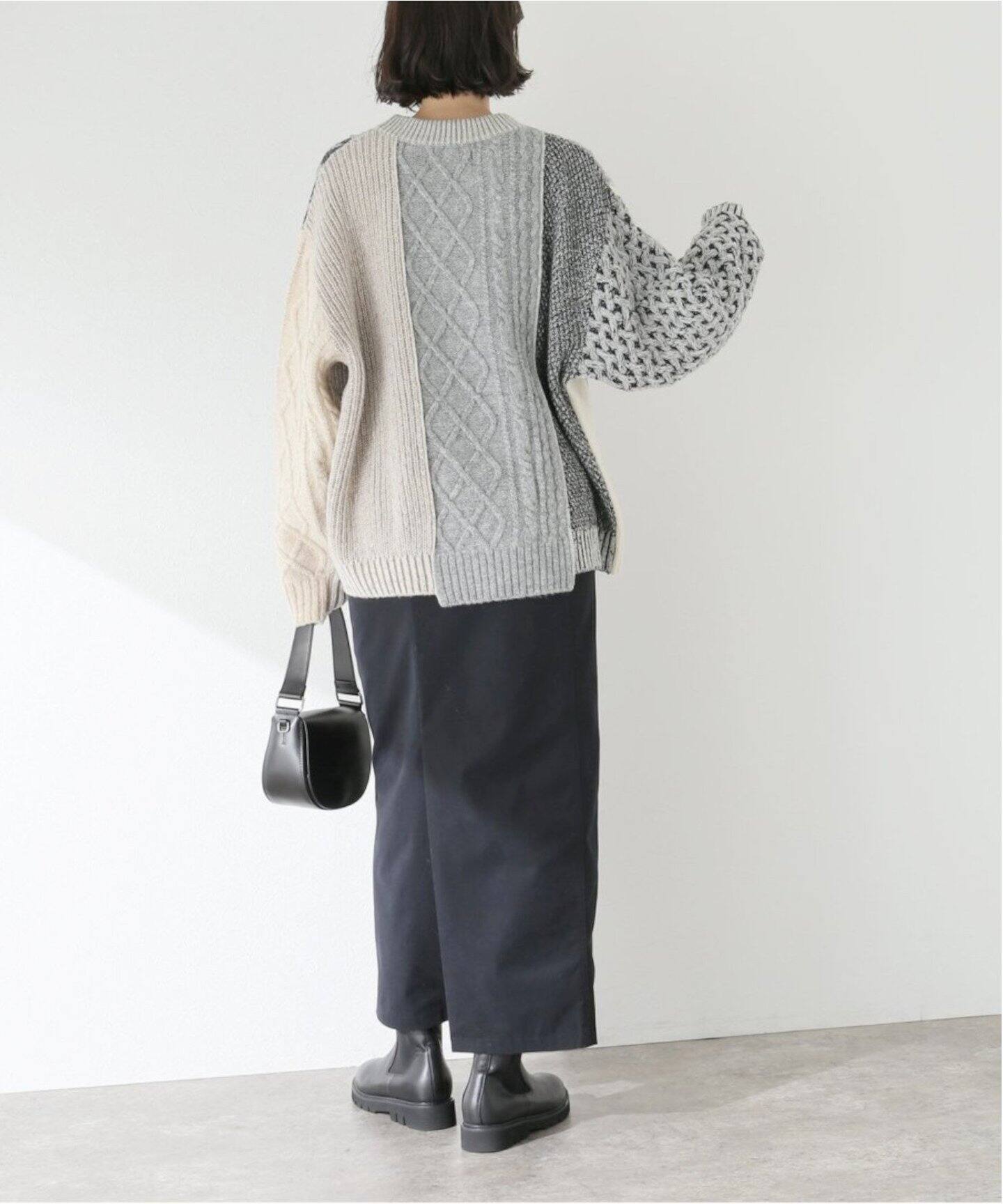 KURO REMAKE KNIT SWEATER (UNISEX)（ニット／セーター）｜BOICE FROM 