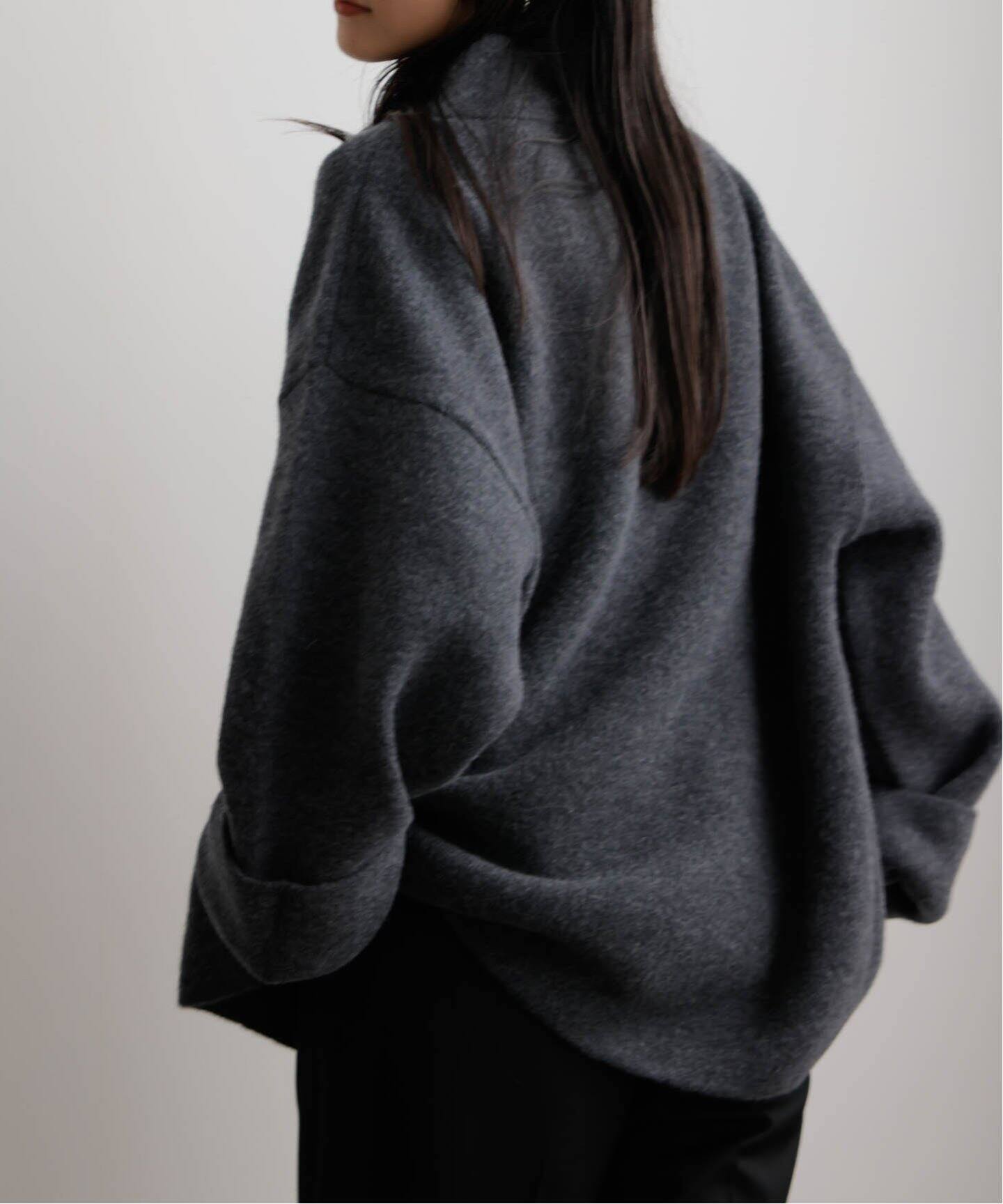 Blanc YM Wool Fleece Snap Pullover BL-24A-WFSP (UNISEX)（ニット 