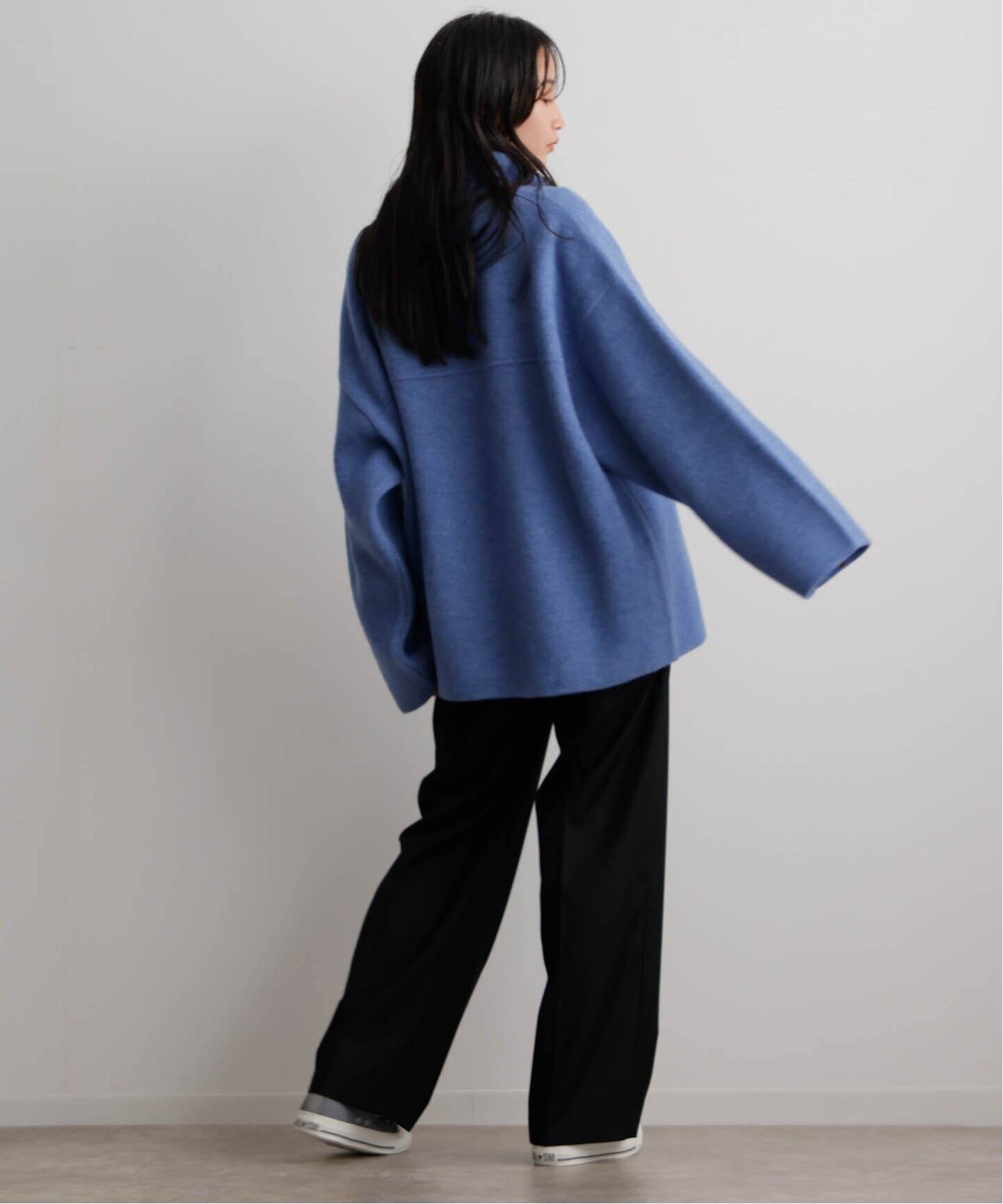 Blanc YM Wool Fleece Snap Pullover BL-24A-WFSP (UNISEX)（ニット 