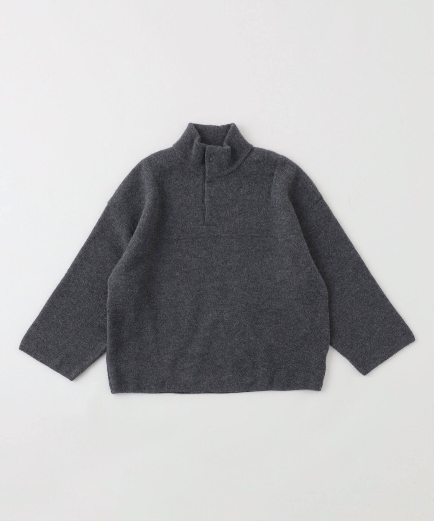 Blanc YM Wool Fleece Snap Pullover BL-24A-WFSP (UNISEX)（ニット 