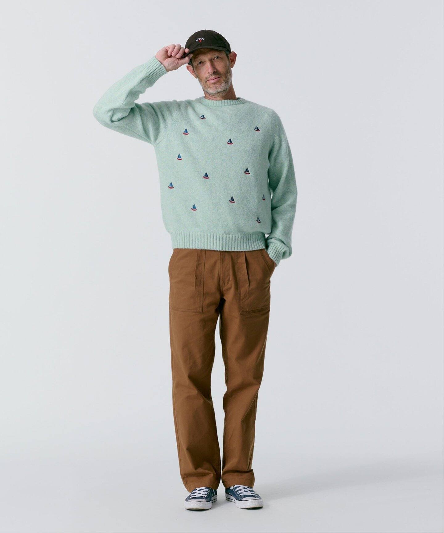 Embroidered Shetland Sweater（ニット／セーター）｜NOAH（ノア）の  