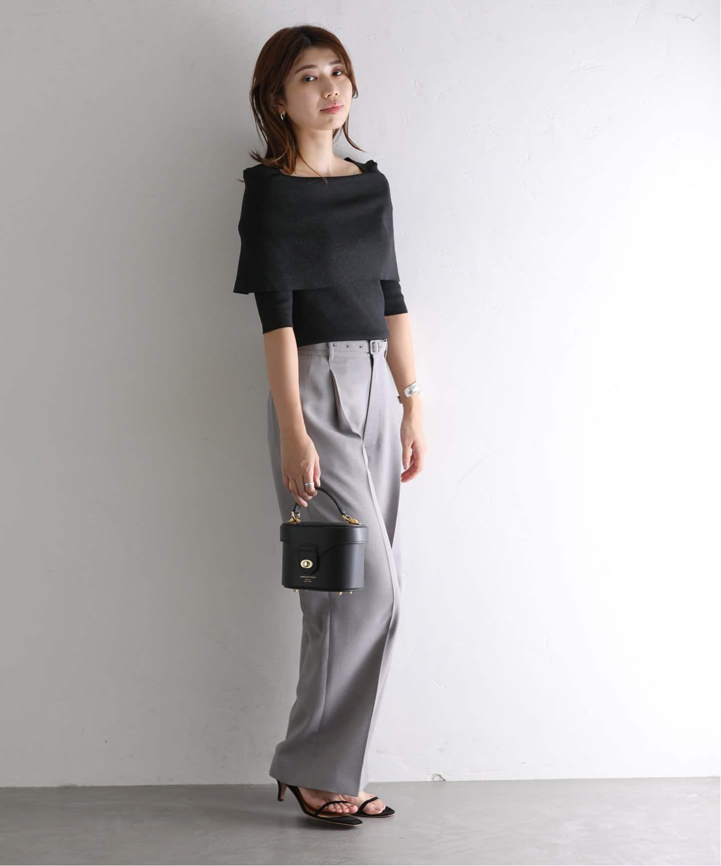 ポローラ　ボリュームオフショルダーラメニット ボリュームオフショルダーラメニット – poláura OFFICIAL ONLINE