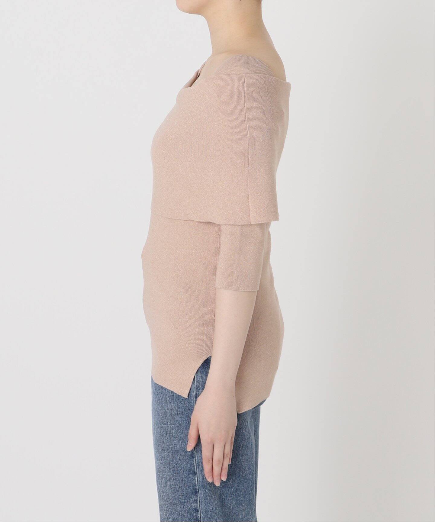 オフショルニット　ラメニット 畦オフショルラメニット｜INGNI(イング) 公式通販｜INGNI STORE