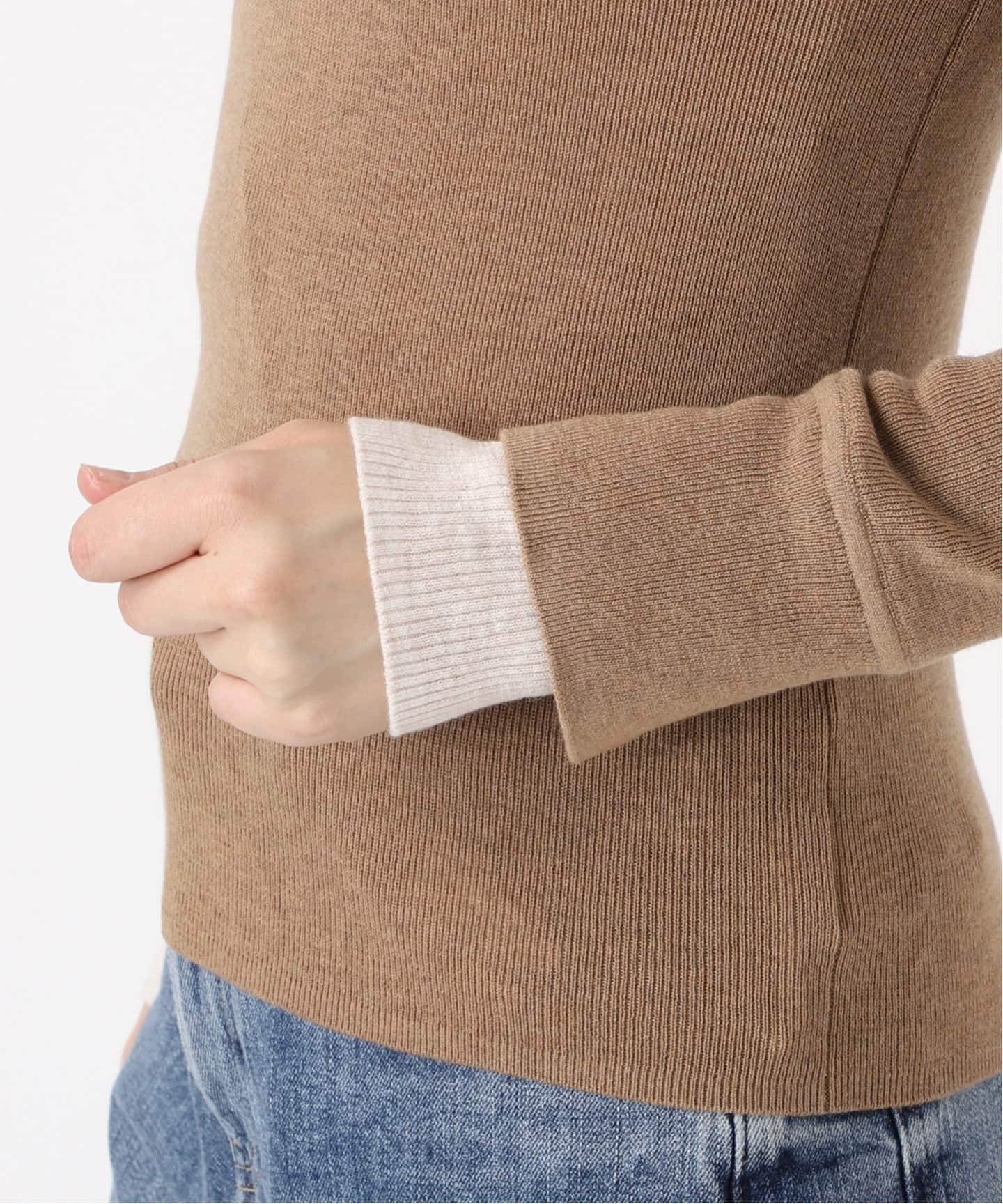 ウォッシャブルレイヤードタートル（ニット／セーター）｜La Totalite