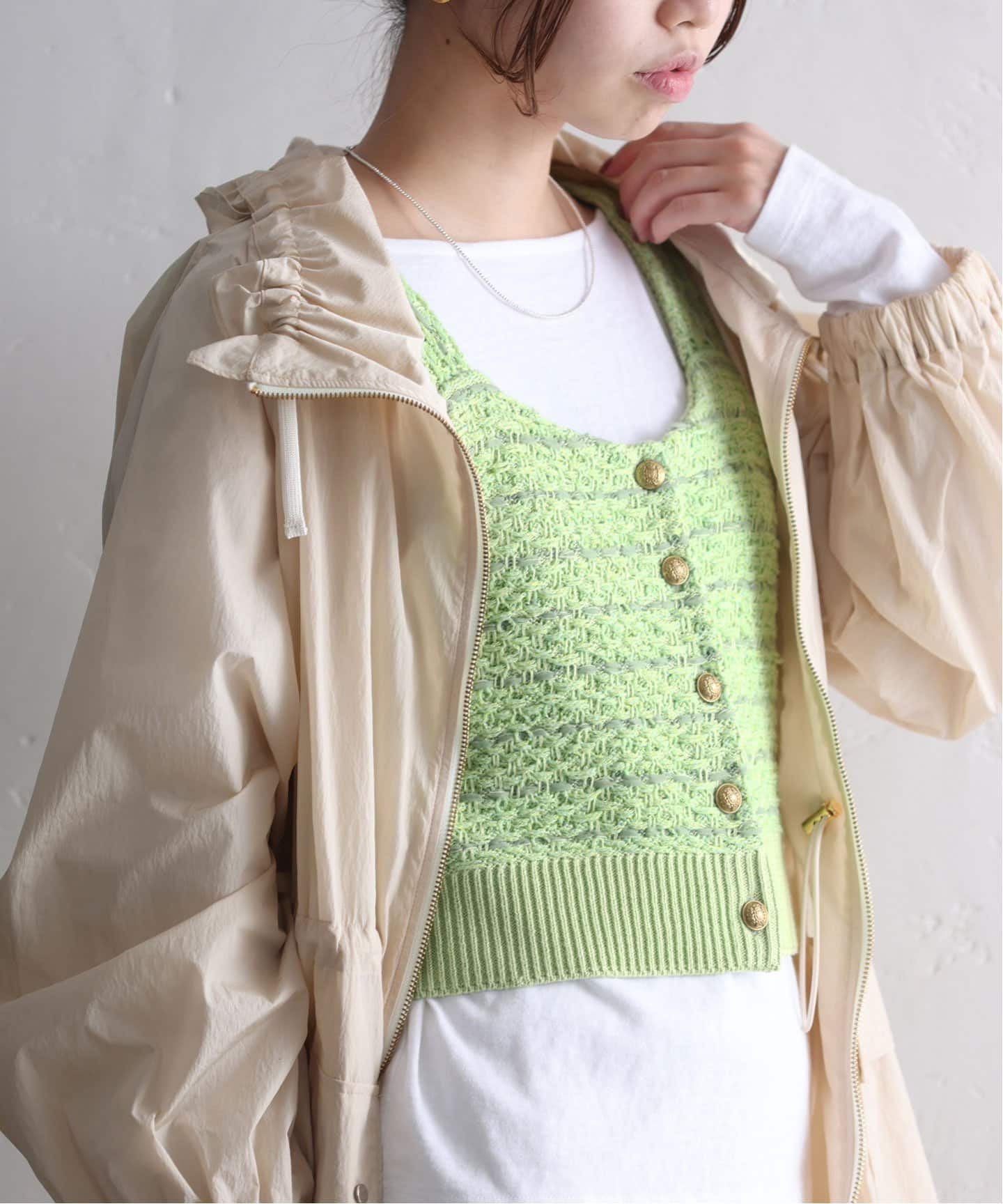 La TOTALITE - 最終sale⭐︎新品❤︎ラトータリテ❤︎チェック ツイード フリンジトップス ニットツィードビスチェ（ニット／セーター）｜La Totalite（ラ