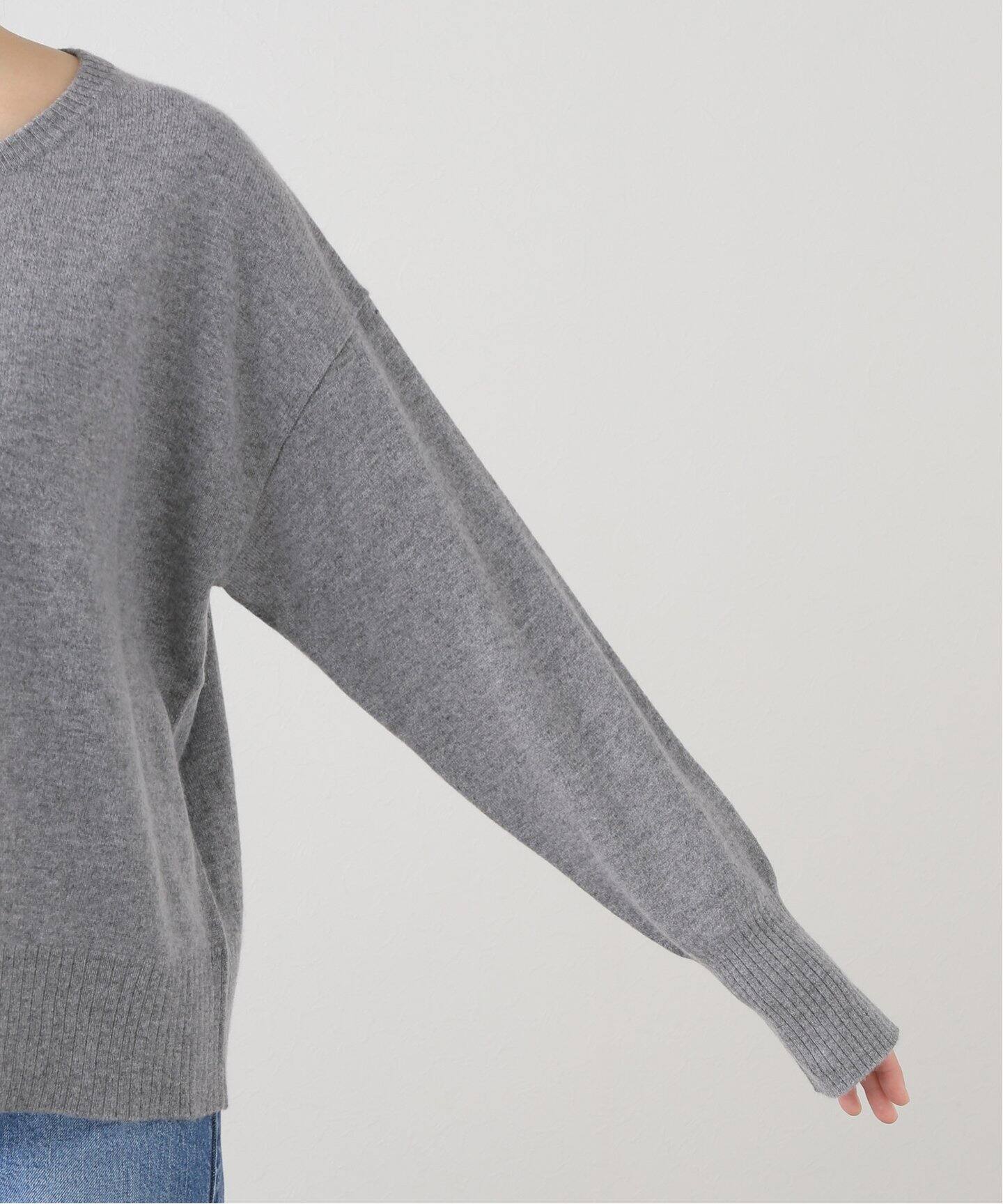 ウールカシミヤクルーネックプルオーバー（ニット／セーター）｜La