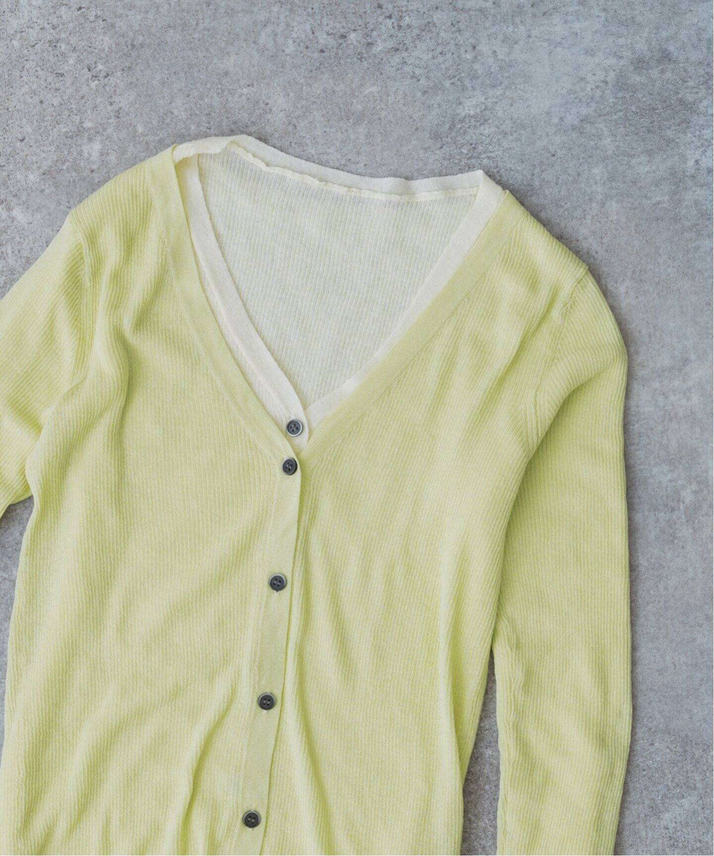 レイヤードニット カーディガン（カーディガン）｜Spick and Span  