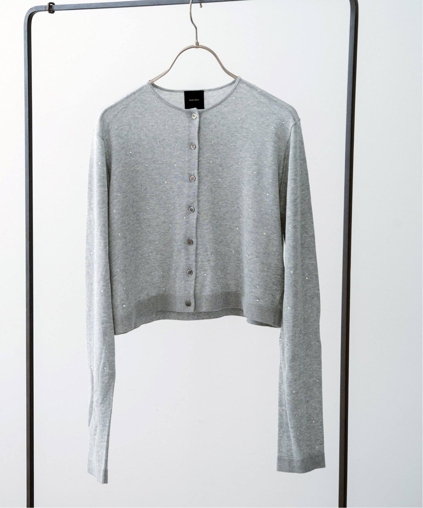 ビジューニットショートカーディガン（カーディガン）｜Spick and Span  