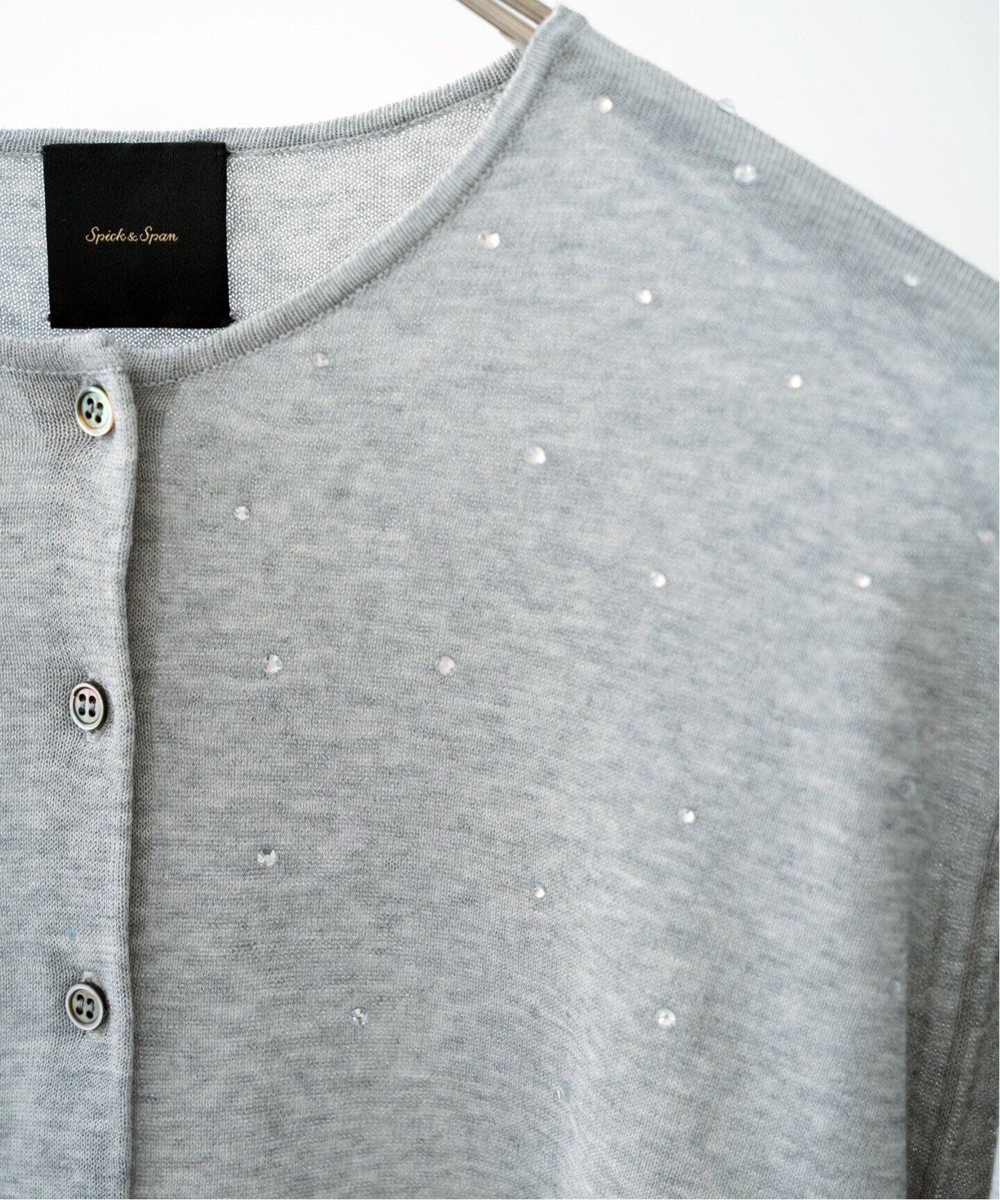 ビジューニットショートカーディガン（カーディガン）｜Spick and Span  