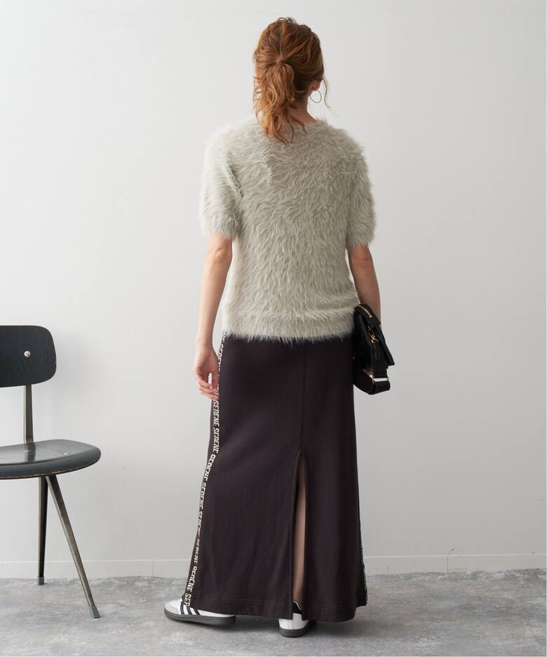 フェザーヤーン ハーフスリーブニット（ニット／セーター）｜Spick and 