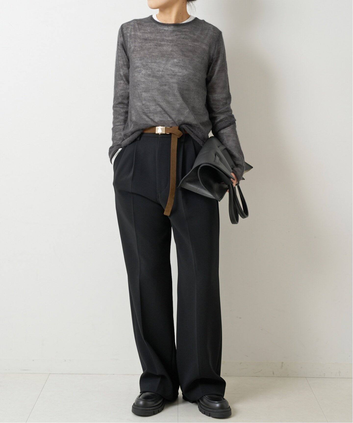 キッドモヘヤMIX シアーニットプルオーバー（ニット／セーター 