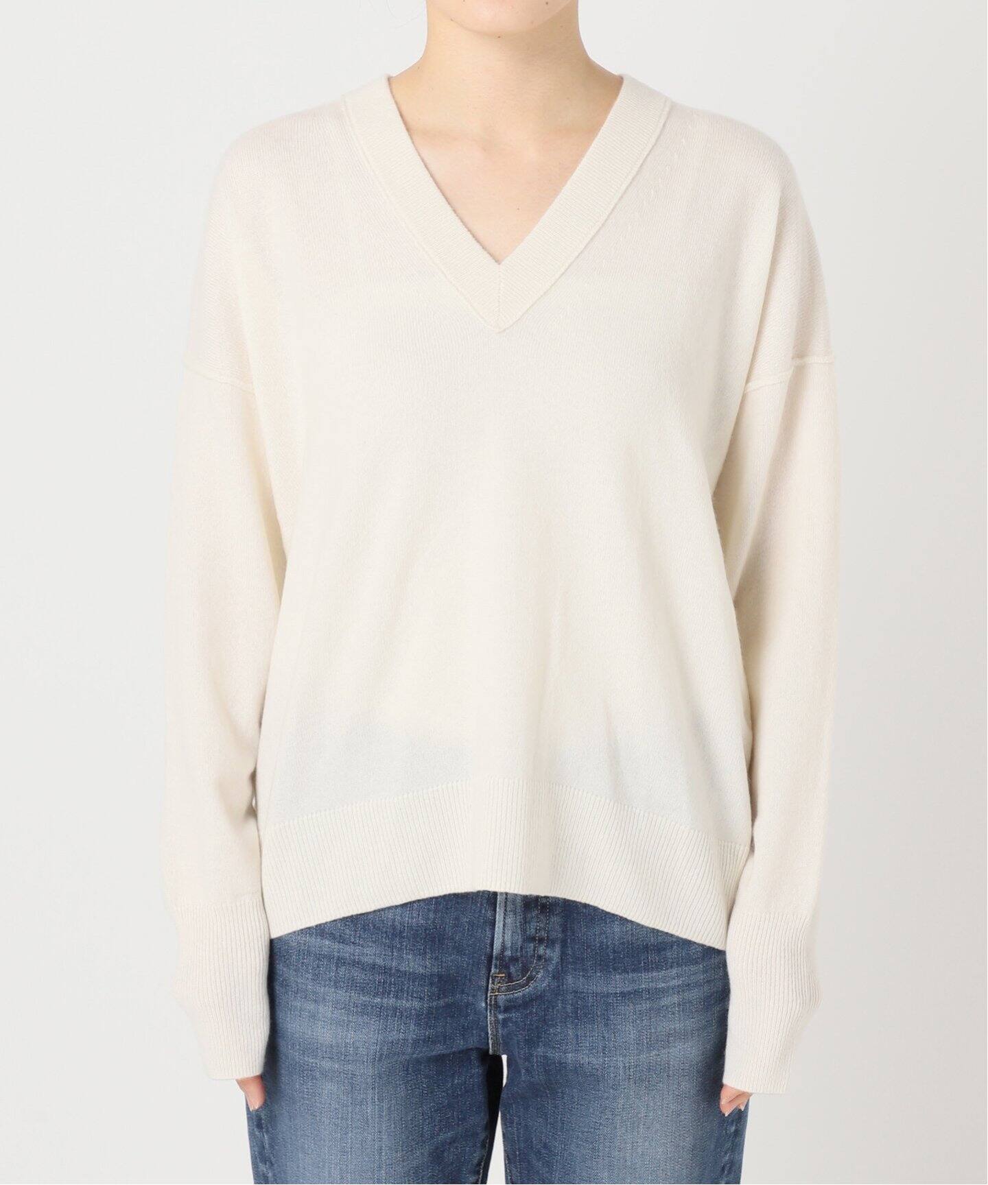カシミヤ Vネックプルオーバー（ニット／セーター）｜Spick and Span  