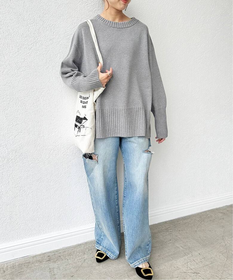 ≪WEB+一部店舗限定追加≫バルキーヤーン ロングリブ プル 