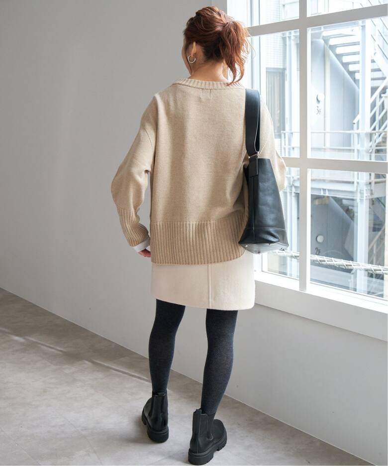 ≪WEB+一部店舗限定追加≫バルキーヤーン ロングリブ プル 
