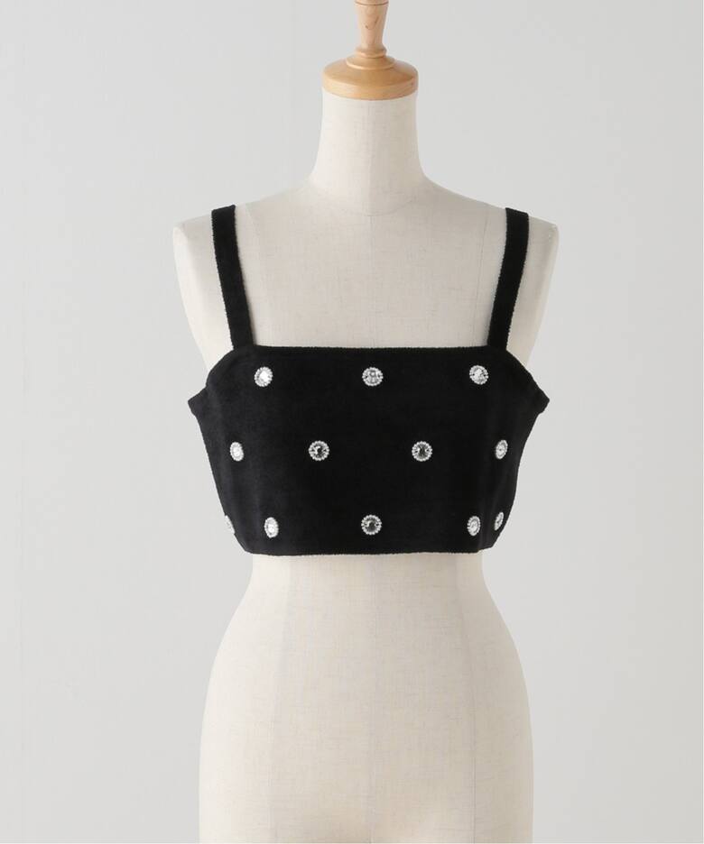 ビジューモールニットビスチェ（ニット／セーター）｜Spick and Span  