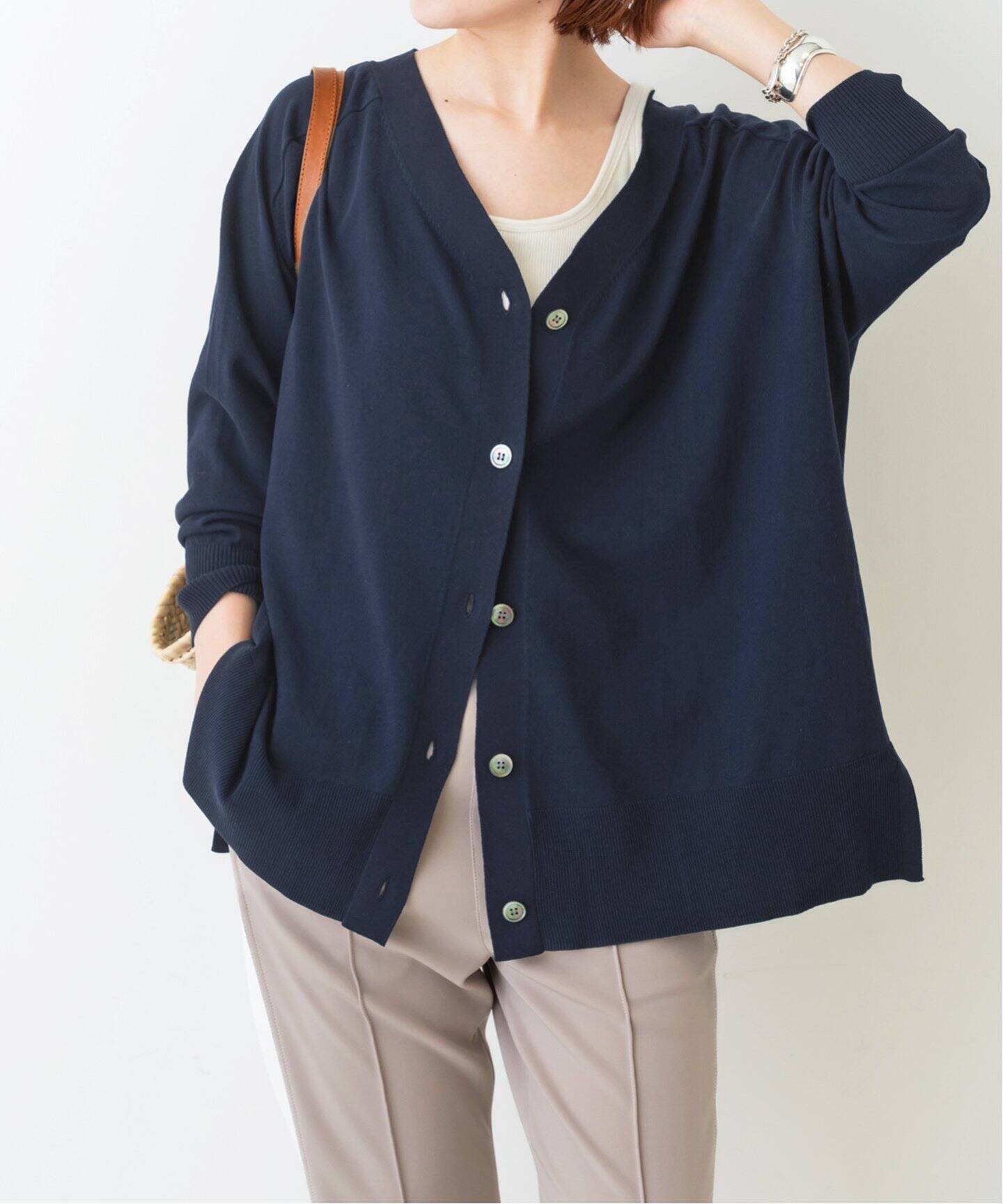 ≪追加≫ICECOTTON 2wayオーバーサイズカーディガン（カーディガン 