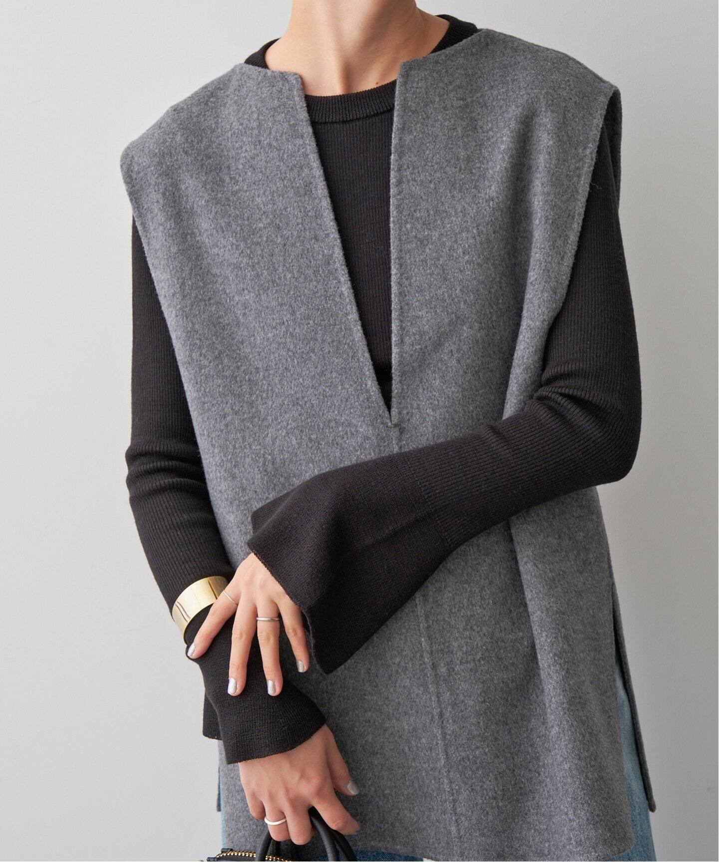 フレアスリーブ18Gリブプルオーバー（ニット／セーター）｜Spick and  