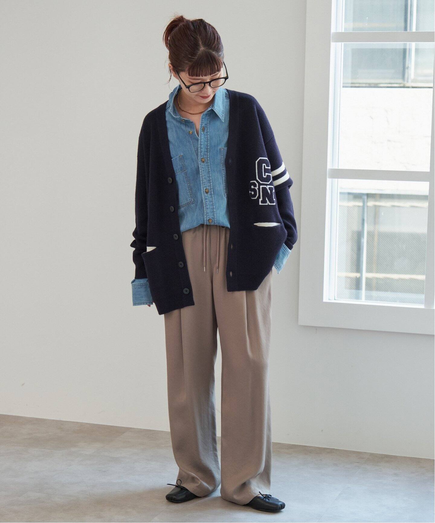 レタードニット カーディガン（カーディガン）｜Spick and Span  