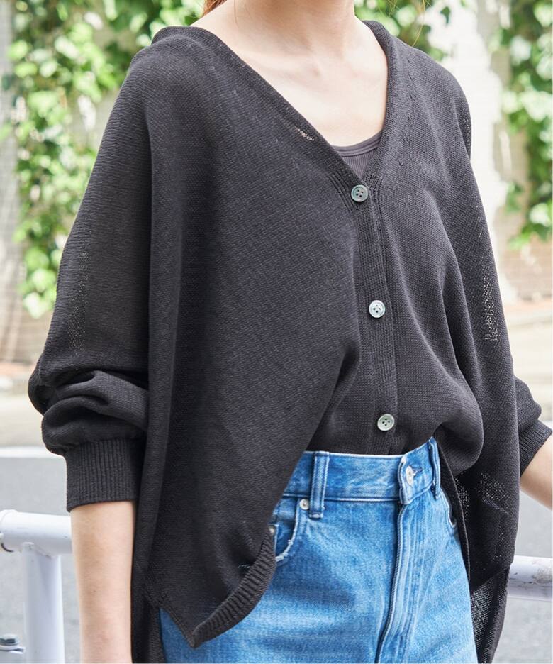 ≪追加≫ペーパーヤーンカーディガン（カーディガン）｜Spick and Span  