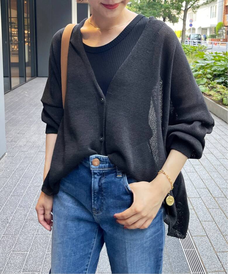 ≪追加≫ペーパーヤーンカーディガン（カーディガン）｜Spick and Span  
