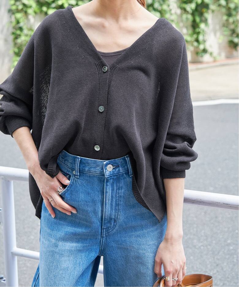 ≪追加≫ペーパーヤーンカーディガン（カーディガン）｜Spick and Span  