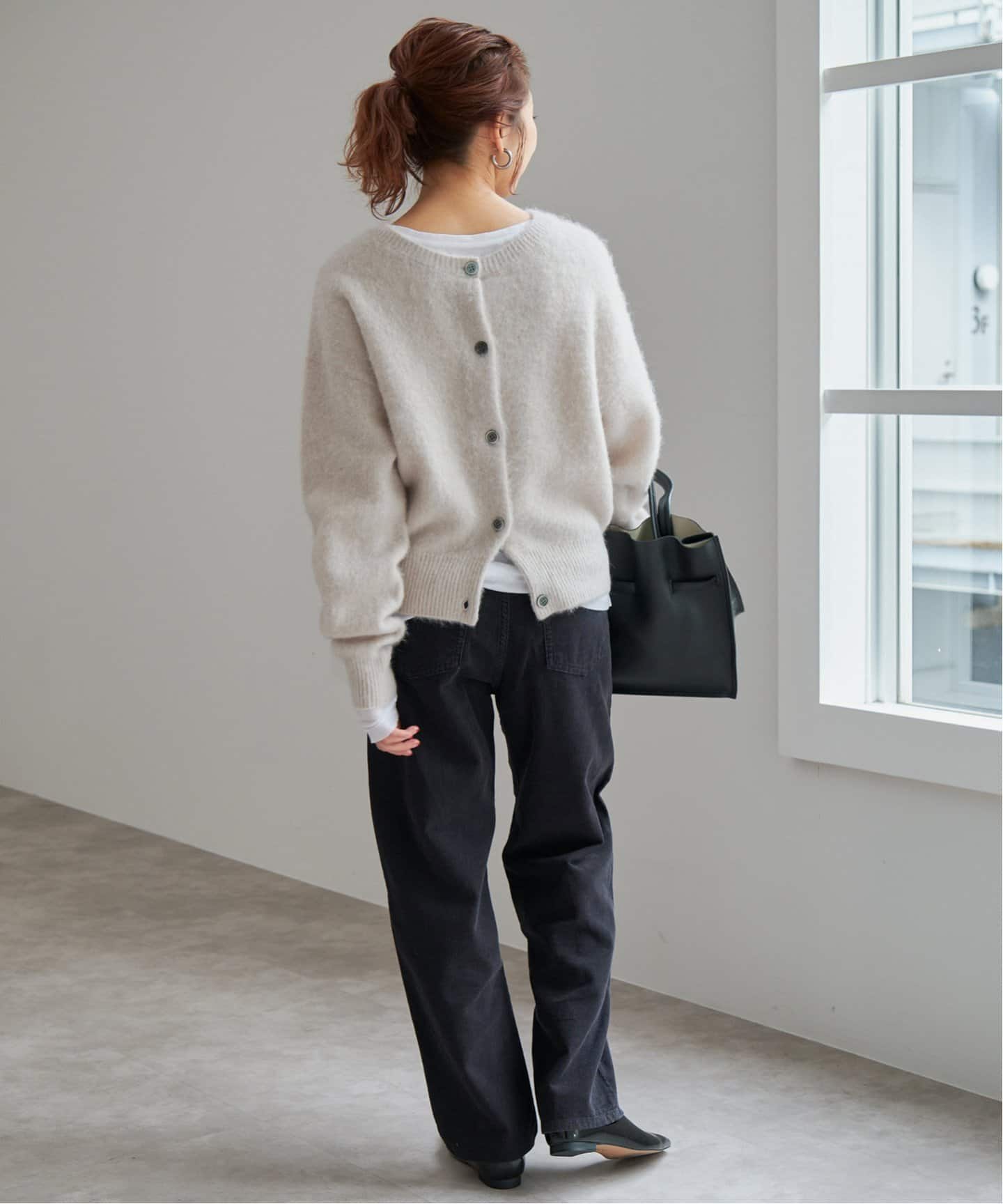 スピックアンドスパン アルパカ2wayカーディガン アルパカ2way カーディガン | スピック＆スパン(Spick and Span