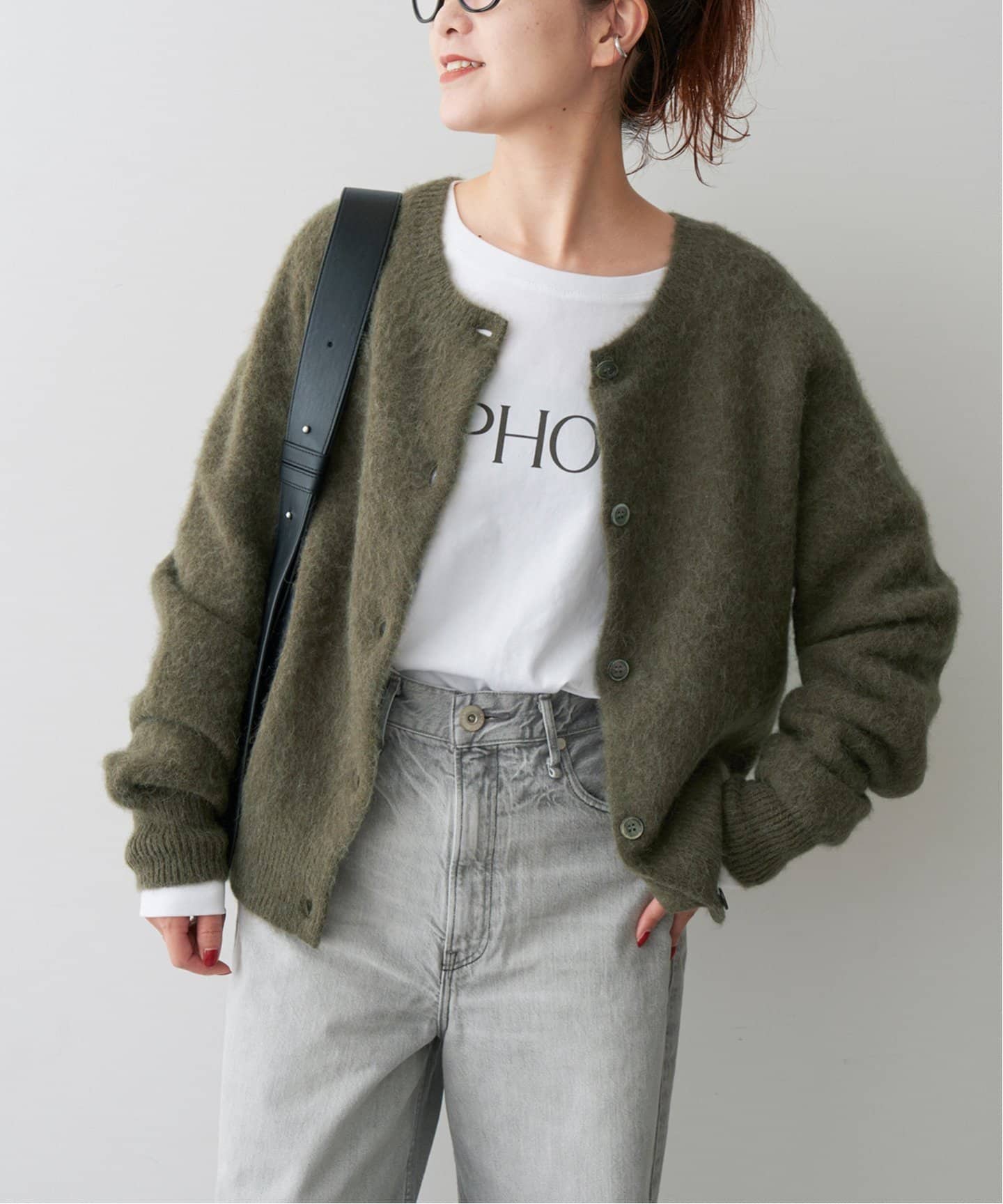 アルパカ2way カーディガン（カーディガン）｜Spick and Span