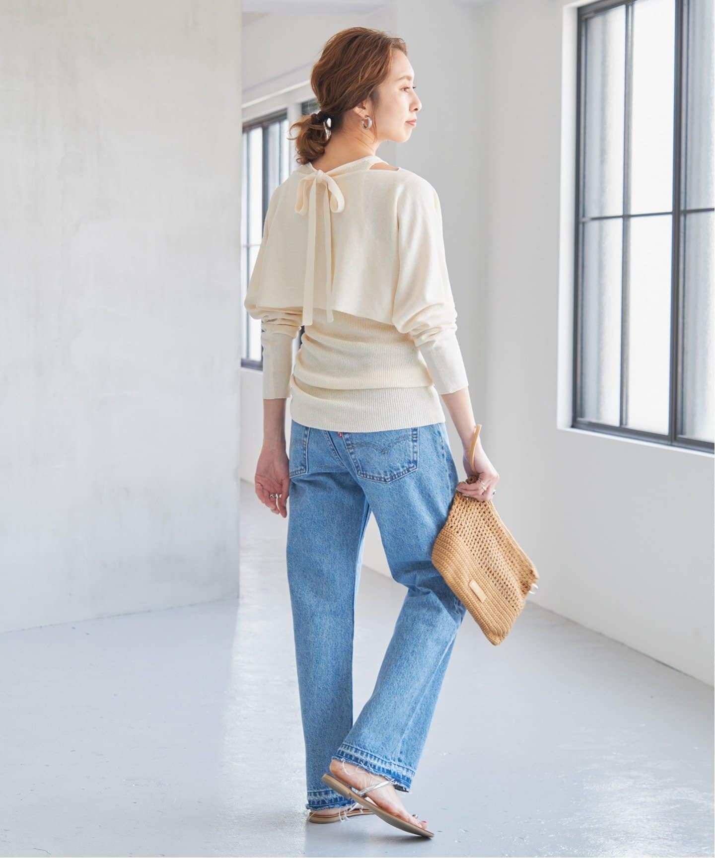 リボンアメスリニットタンク（タンクトップ）｜Spick and Span