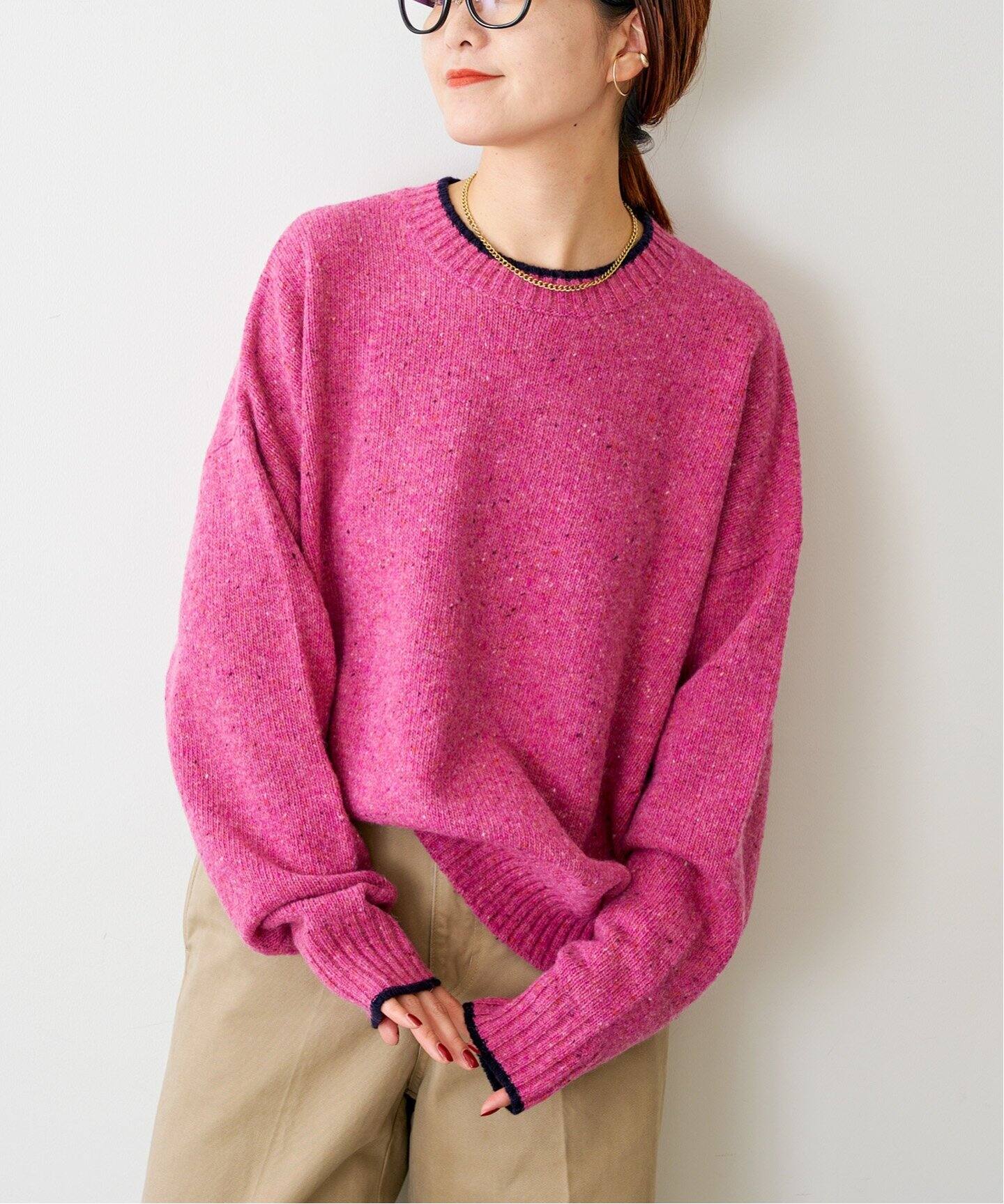 ロゴ インターシャニット（ニット／セーター）｜Spick and Span  