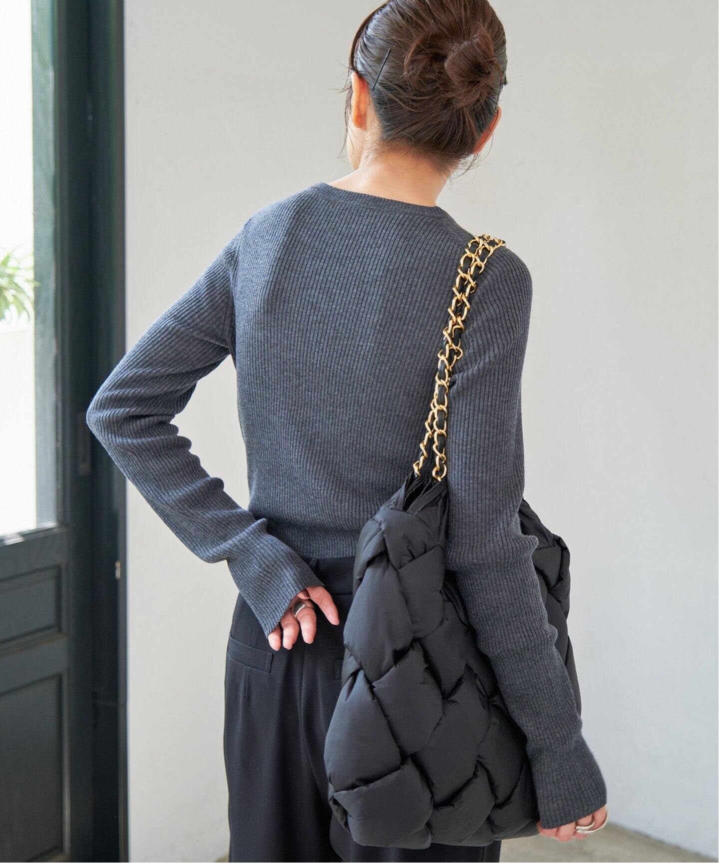 チャッピー24AW BRIEFING WINDBLOCK ニットBLOUS バイカラーmixニットキャップ 秋冬 男女兼用[品番：SNYW0000189